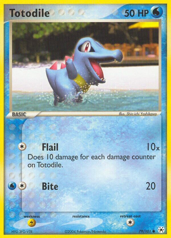 Totodile 079 — EX Leggende Nascoste (Italian Pokémon TCG card)