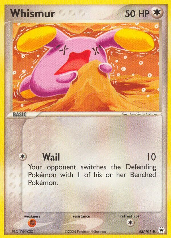Whismur 082 — EX Leggende Nascoste (Italian Pokémon TCG card)