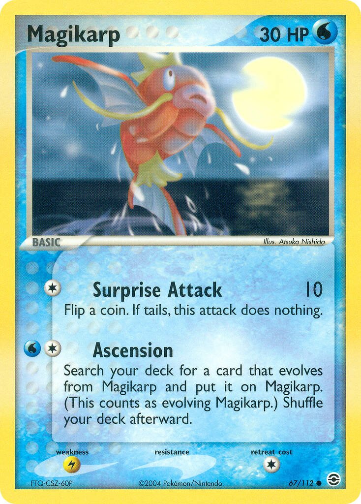 Magikarp 067 — EX RossoFuoco e VerdeFoglia (Italian Pokémon TCG card)