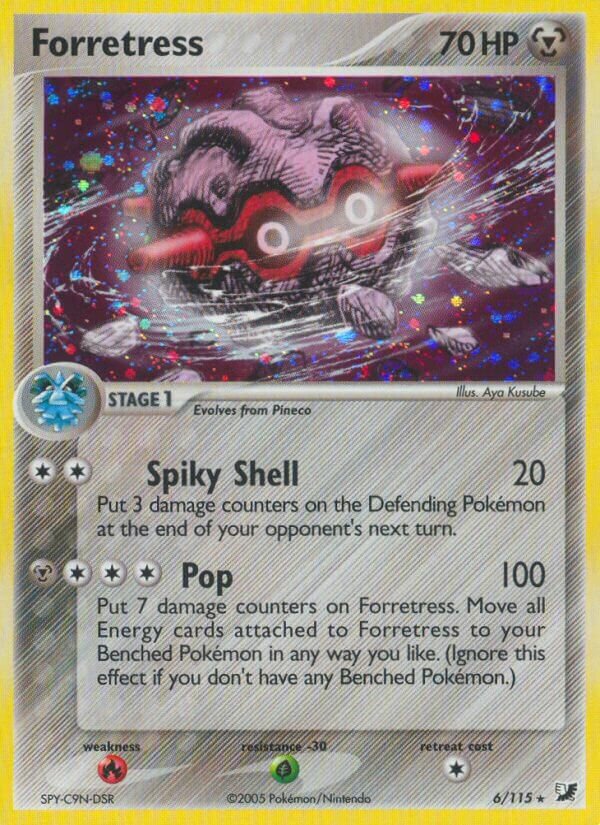 Forretress 006/117 — EX Forze Segrete (Italian Pokémon TCG card)