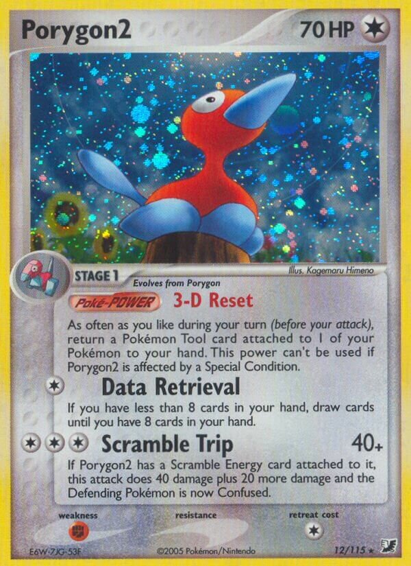 Porygon2 012/117 — EX Forze Segrete (Italian Pokémon TCG card)