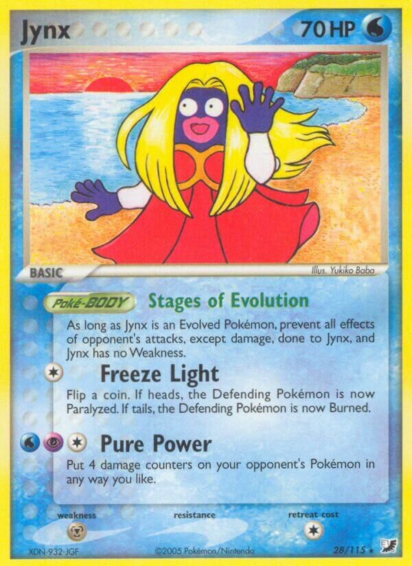Jynx 028/117 — EX Forze Segrete (Italian Pokémon TCG card)