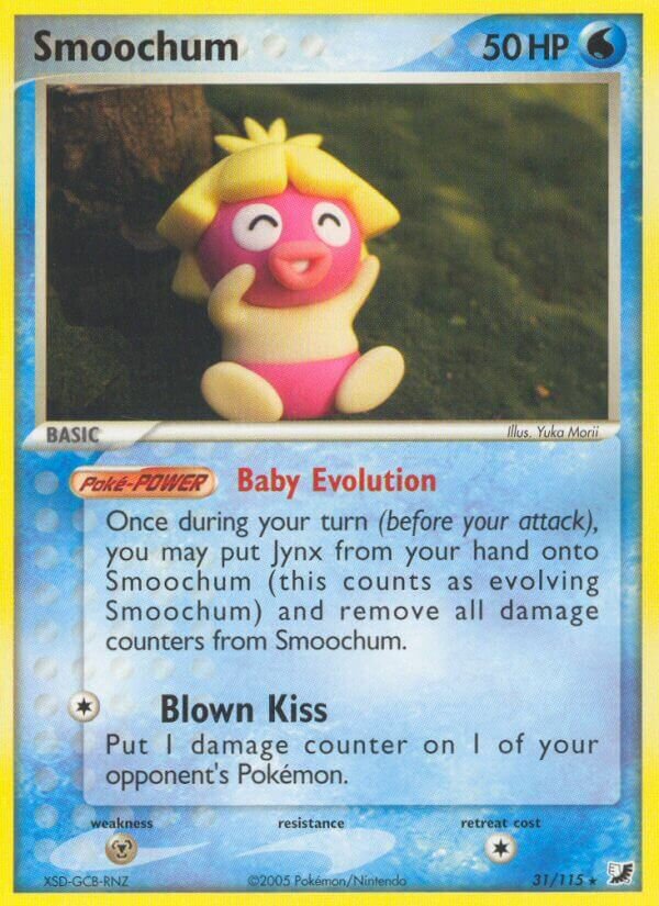 Smoochum 031/117 — EX Forze Segrete (Italian Pokémon TCG card)