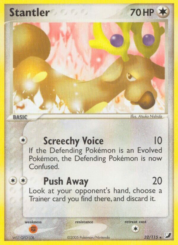 Stantler 032/117 — EX Forze Segrete (Italian Pokémon TCG card)