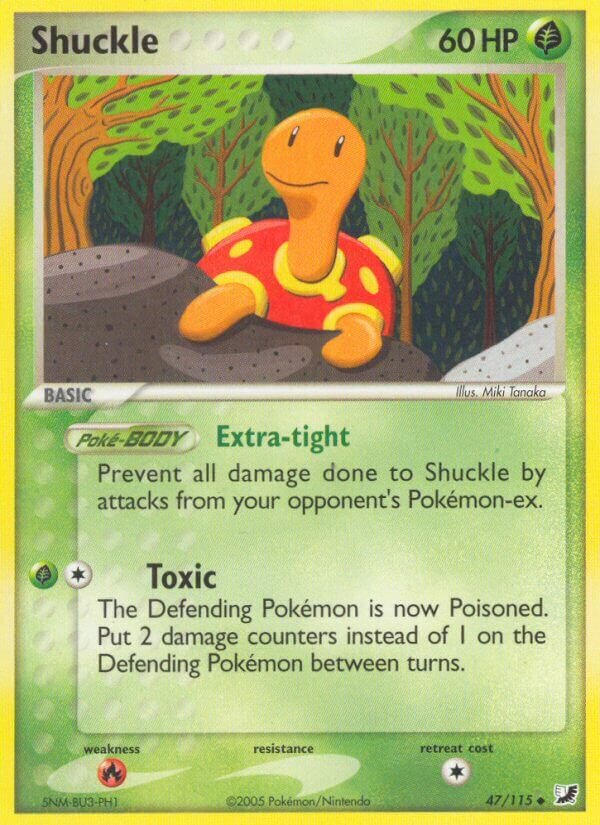 Shuckle 047/117 — EX Forze Segrete (Italian Pokémon TCG card)