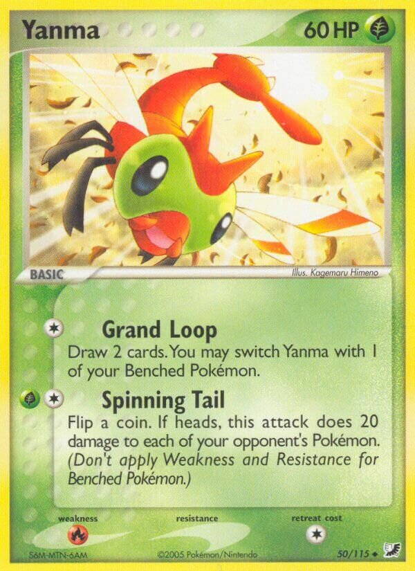 Yanma 050/117 — EX Forze Segrete (Italian Pokémon TCG card)