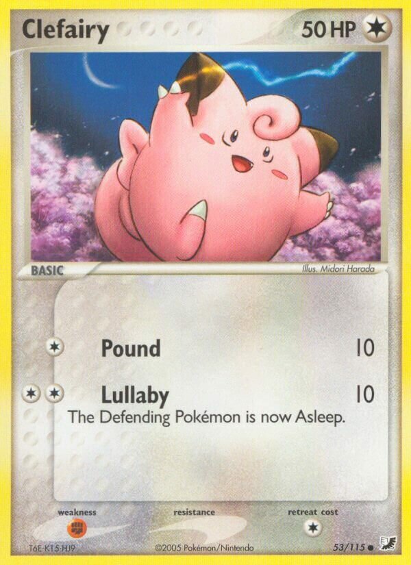 Clefairy 053/117 — EX Forze Segrete (Italian Pokémon TCG card)