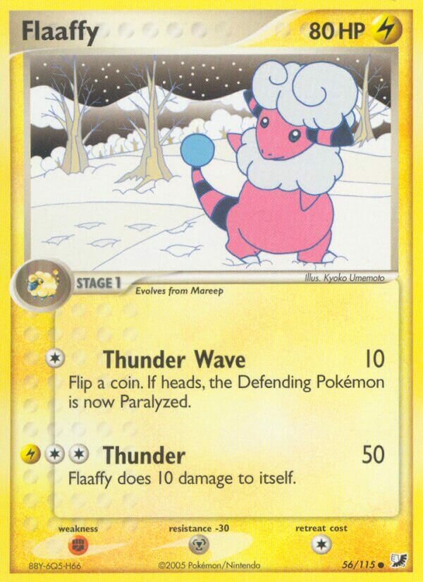 Flaaffy 056/117 — EX Forze Segrete (Italian Pokémon TCG card)