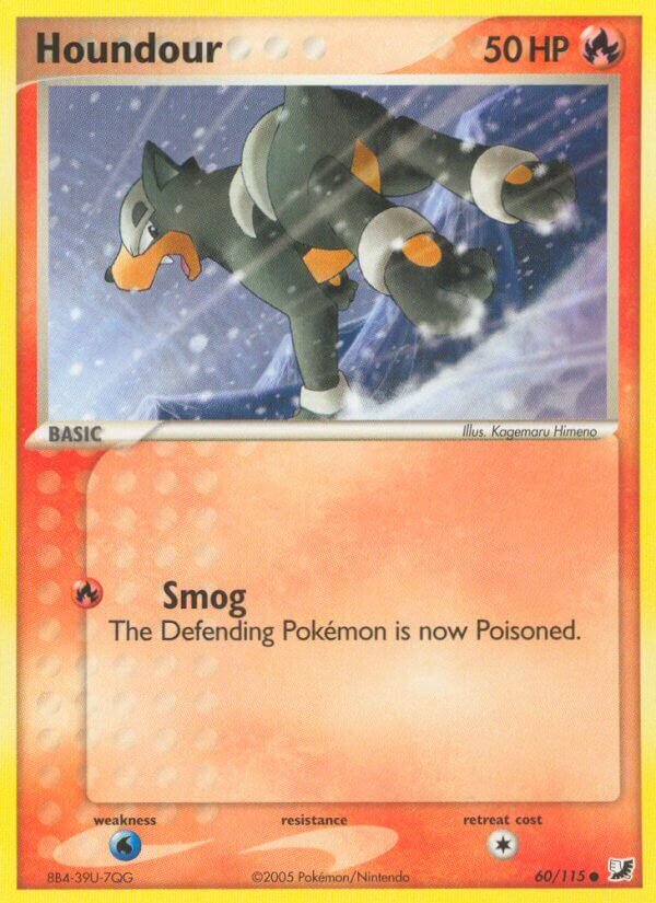 Houndour 060/117 — EX Forze Segrete (Italian Pokémon TCG card)