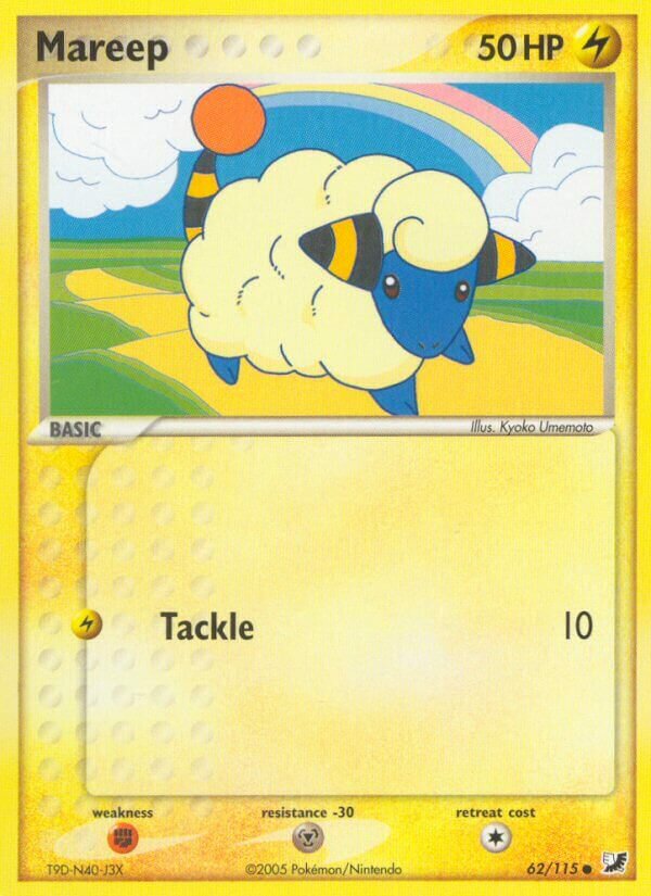 Mareep 062/117 — EX Forze Segrete (Italian Pokémon TCG card)