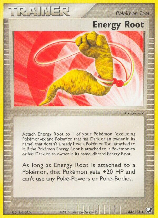 Energy Root 083/117 — EX Forze Segrete (Italian Pokémon TCG card)