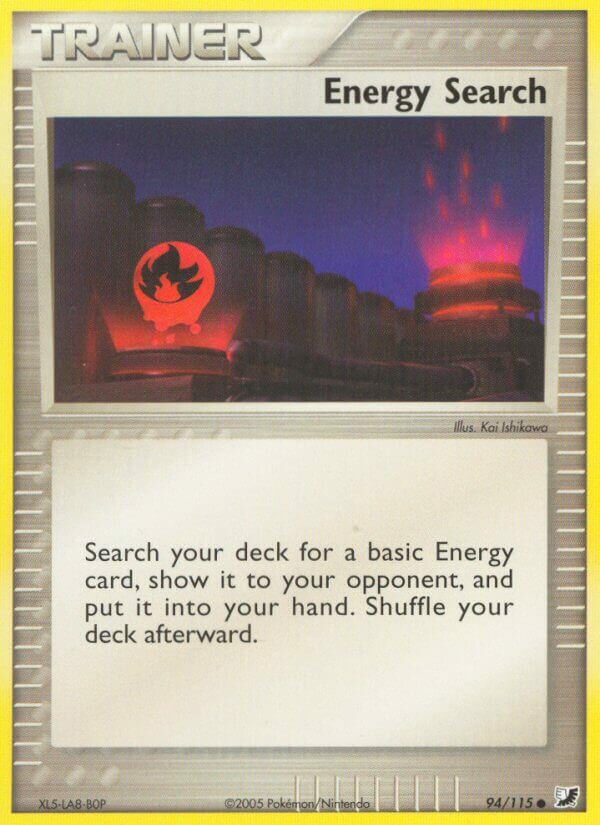 Energy Search 094/117 — EX Forze Segrete (Italian Pokémon TCG card)