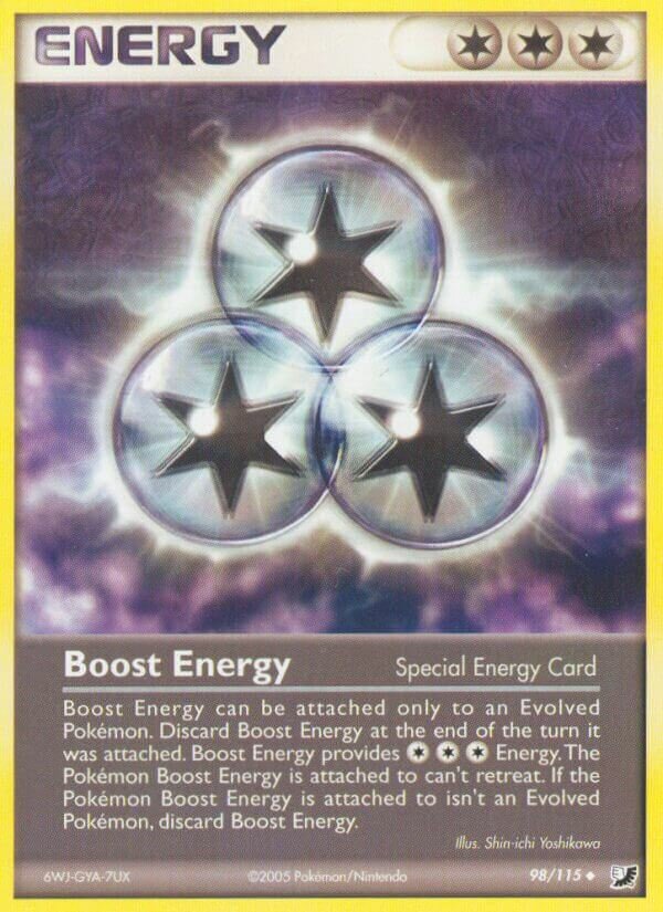 Boost Energy 098/117 — EX Forze Segrete (Italian Pokémon TCG card)