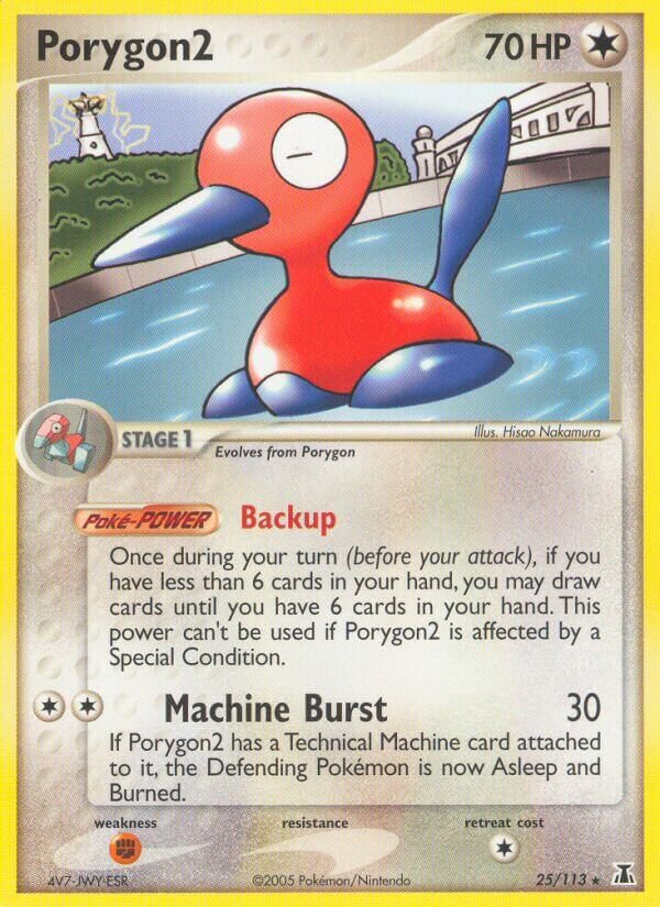 Porygon2 025/114 — EX Specie Delta (Italian Pokémon TCG card)