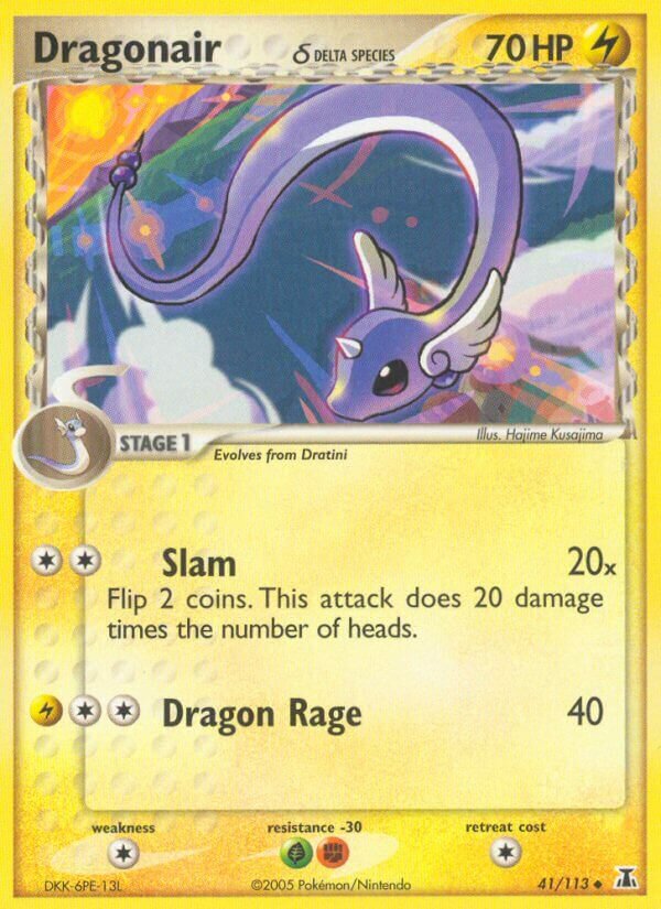 Dragonair 041/114 — EX Specie Delta (Italian Pokémon TCG card)
