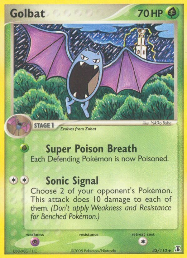 Golbat 043/114 — EX Specie Delta (Italian Pokémon TCG card)