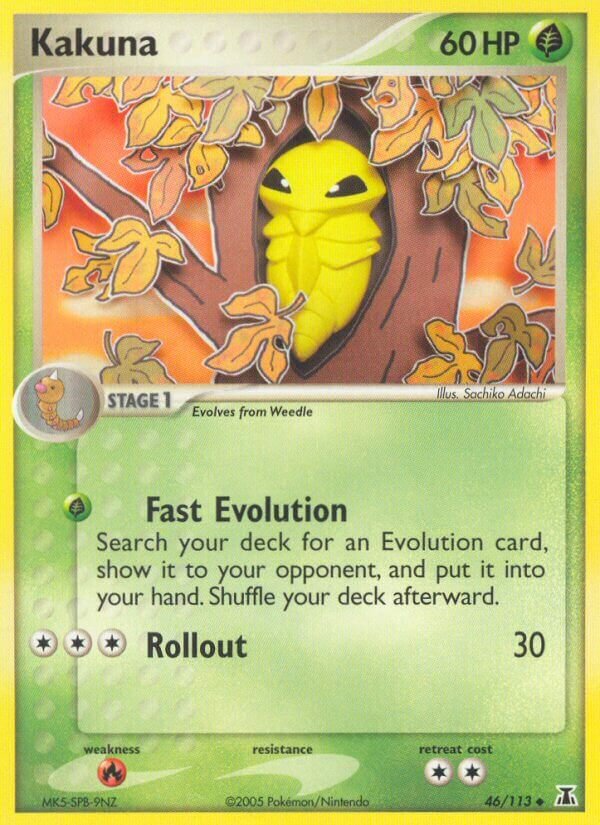 Kakuna 046/114 — EX Specie Delta (Italian Pokémon TCG card)