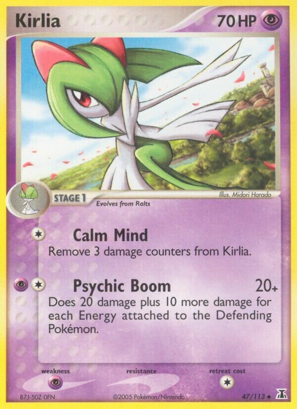 Kirlia 047/114 — EX Specie Delta (Italian Pokémon TCG card)
