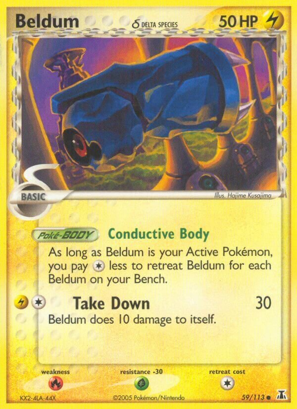 Beldum 059/114 — EX Specie Delta (Italian Pokémon TCG card)