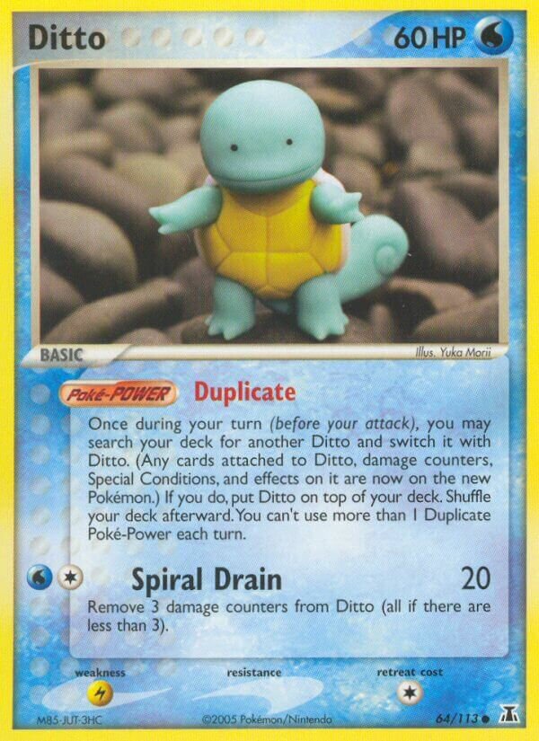 Ditto 064/114 — EX Specie Delta (Italian Pokémon TCG card)