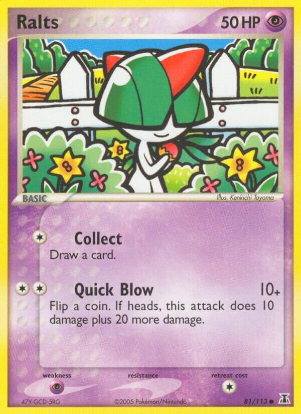 Ralts 081/114 — EX Specie Delta (Italian Pokémon TCG card)