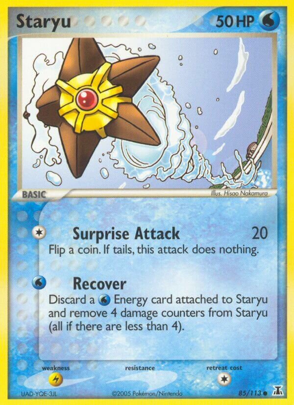 Staryu 085/114 — EX Specie Delta (Italian Pokémon TCG card)