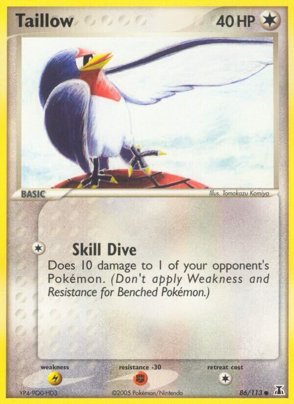 Taillow 086/114 — EX Specie Delta (Italian Pokémon TCG card)