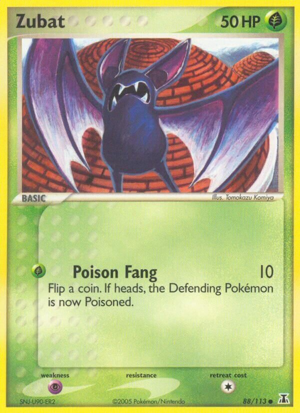 Zubat 088/114 — EX Specie Delta (Italian Pokémon TCG card)