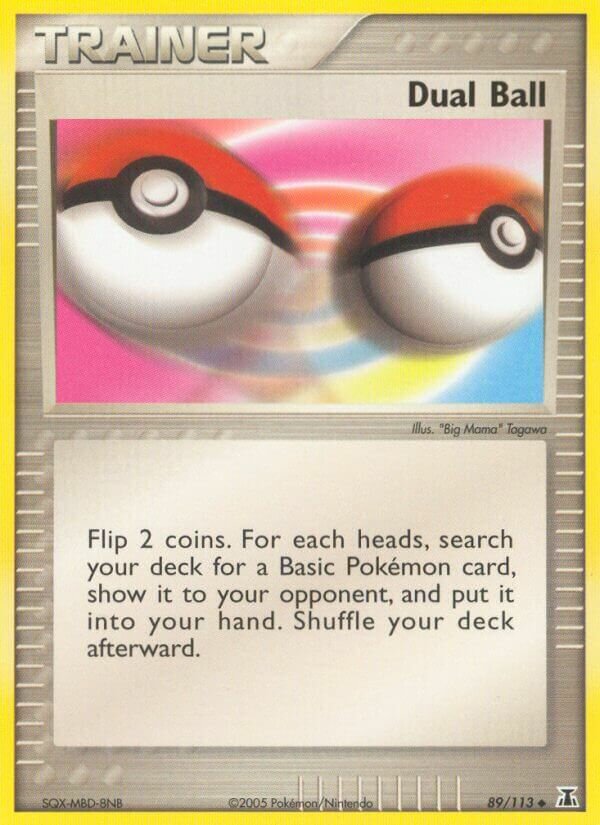 Dual Ball 089/114 — EX Specie Delta (Italian Pokémon TCG card)
