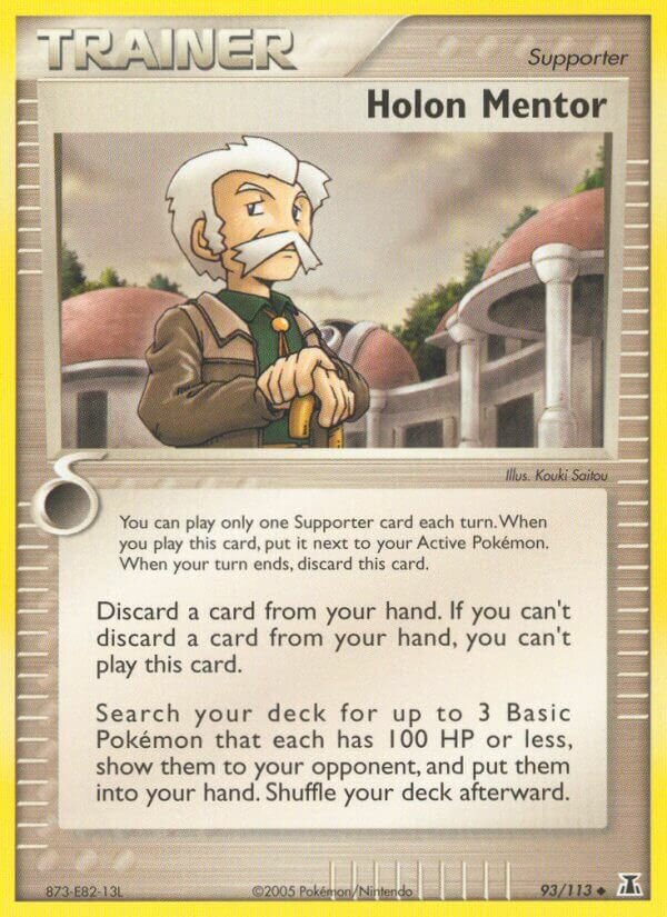Holon Mentor 093/114 — EX Specie Delta (Italian Pokémon TCG card)