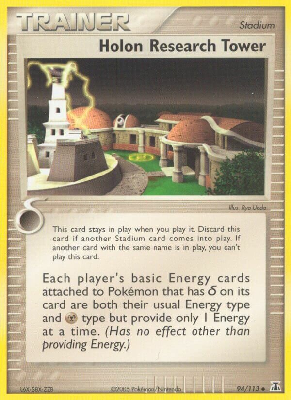 Holon Research Tower 094/114 — EX Specie Delta (Italian Pokémon TCG card)
