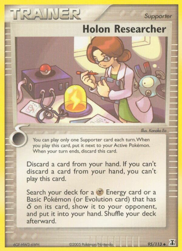 Holon Researcher 095/114 — EX Specie Delta (Italian Pokémon TCG card)