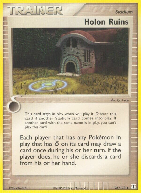 Holon Ruins 096/114 — EX Specie Delta (Italian Pokémon TCG card)