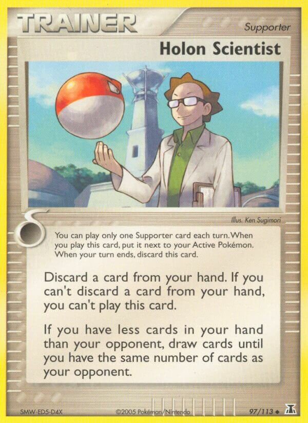 Holon Scientist 097/114 — EX Specie Delta (Italian Pokémon TCG card)