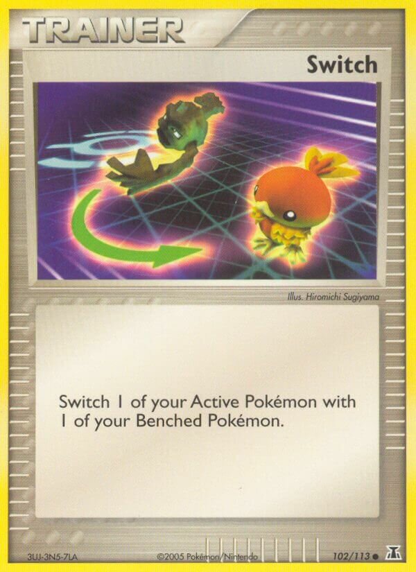 Switch 102/114 — EX Specie Delta (Italian Pokémon TCG card)