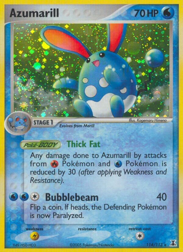 Azumarill 114/114 — EX Specie Delta (Italian Pokémon TCG card)