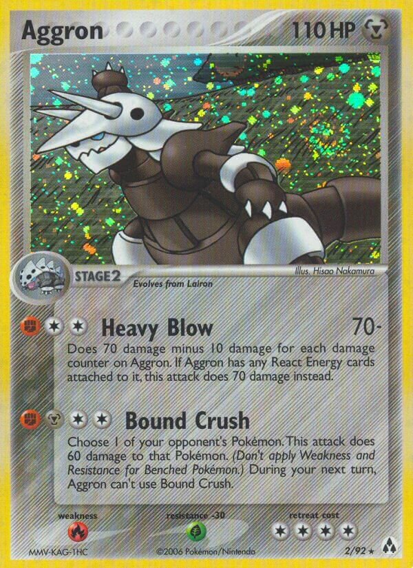 Aggron 002/93 — EX La Leggenda di Mew (Italian Pokémon TCG card)