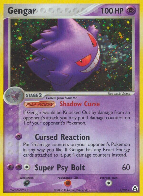 Gengar 005/93 — EX La Leggenda di Mew (Italian Pokémon TCG card)
