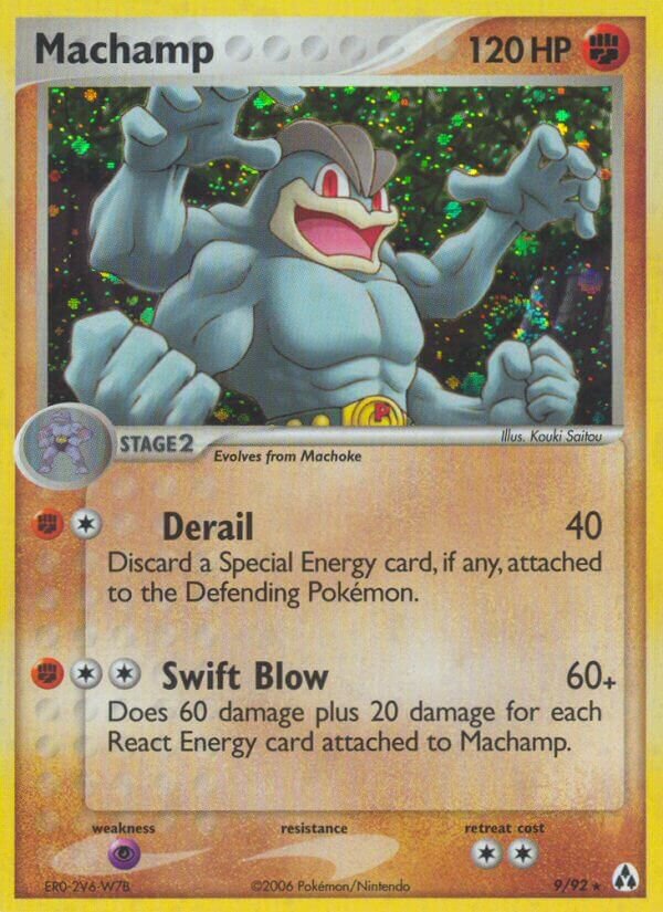 Machamp 009/93 — EX La Leggenda di Mew (Italian Pokémon TCG card)