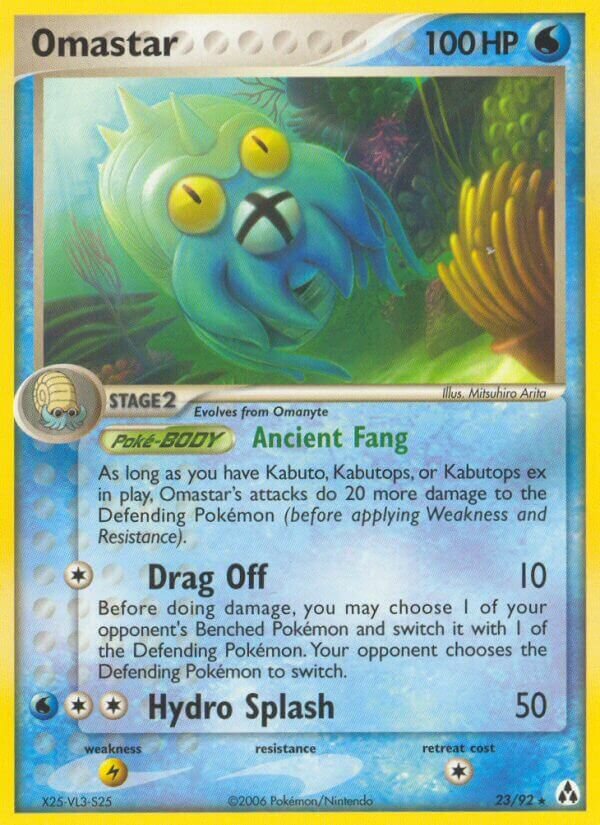 Omastar 023/93 — EX La Leggenda di Mew (Italian Pokémon TCG card)