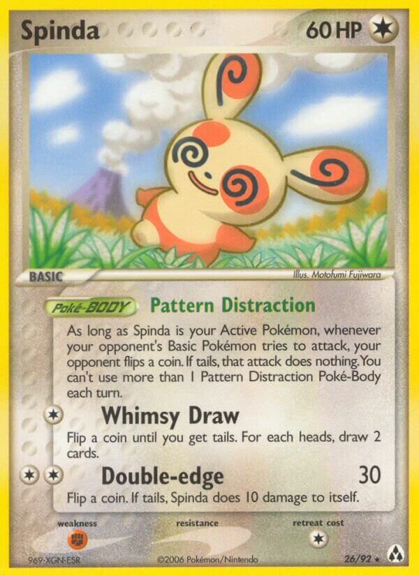 Spinda 026/93 — EX La Leggenda di Mew (Italian Pokémon TCG card)