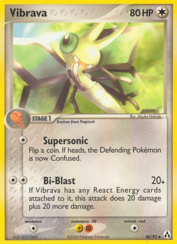 Vibrava 046/93 — EX La Leggenda di Mew (Italian Pokémon TCG card)