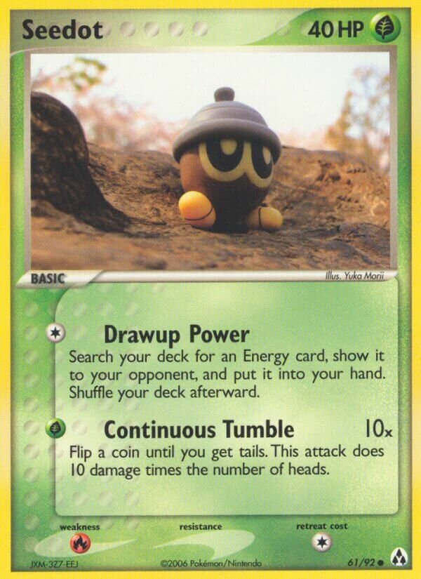 Seedot 061/93 — EX La Leggenda di Mew (Italian Pokémon TCG card)