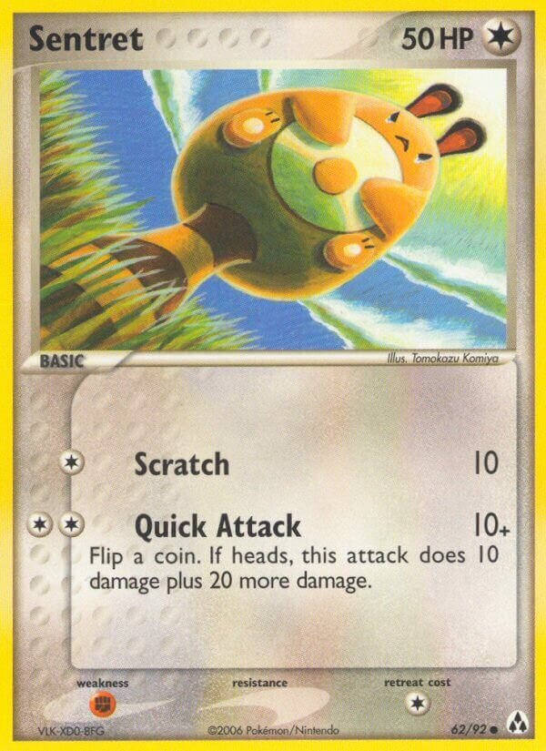 Sentret 062/93 — EX La Leggenda di Mew (Italian Pokémon TCG card)