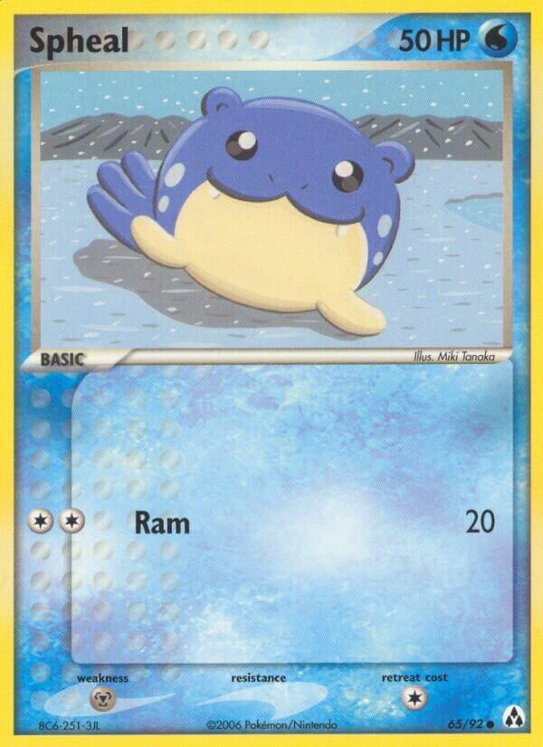 Spheal 065/93 — EX La Leggenda di Mew (Italian Pokémon TCG card)