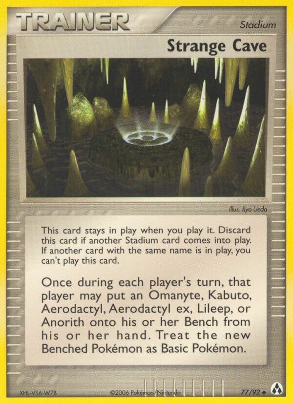 Strange Cave 077/93 — EX La Leggenda di Mew (Italian Pokémon TCG card)