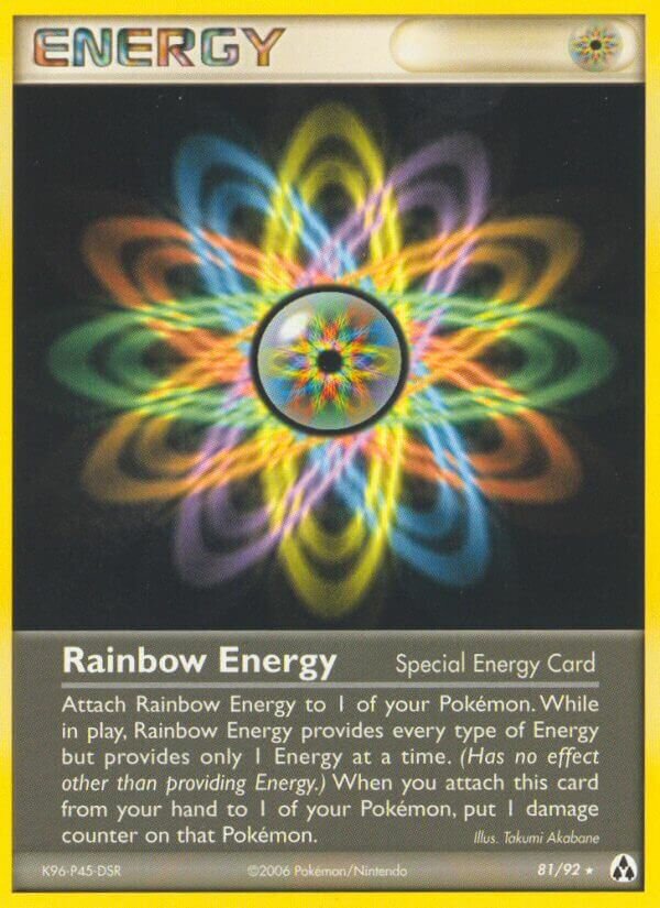 Rainbow Energy 081/93 — EX La Leggenda di Mew (Italian Pokémon TCG card)