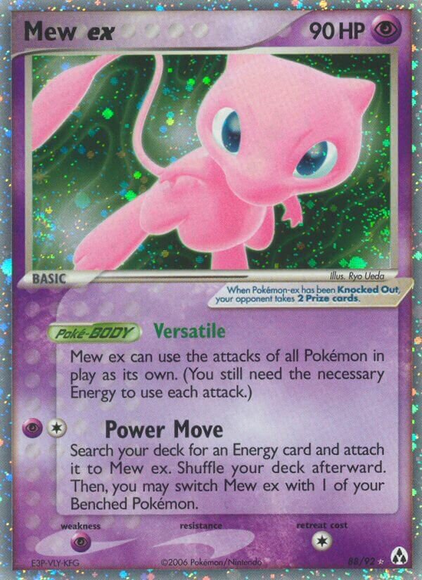 Mew ex 088/93 — EX La Leggenda di Mew (Italian Pokémon TCG card)