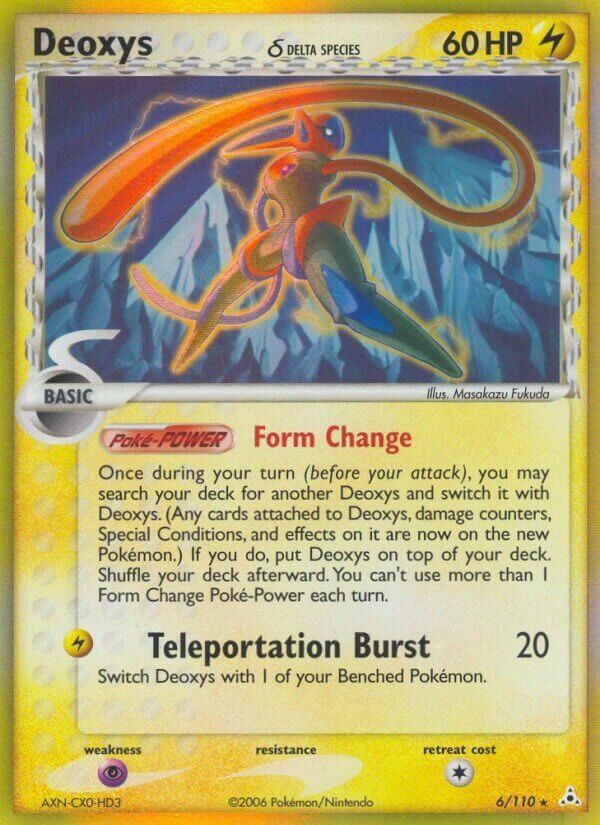 Deoxys 006/111 — EX Fantasmi di Holon (Italian Pokémon TCG card)
