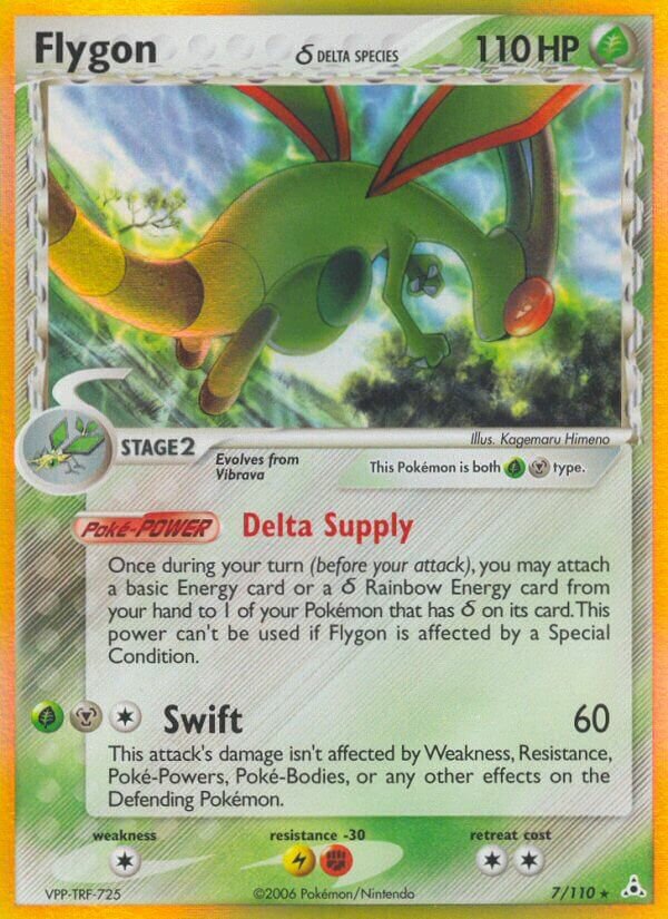 Flygon 007/111 — EX Fantasmi di Holon (Italian Pokémon TCG card)